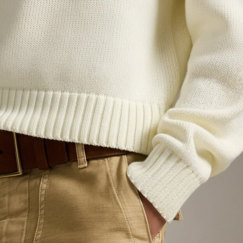 Polo Bear Baumwollpullover mit Rundhalsausschnitt