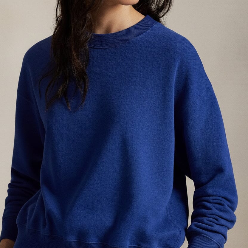 Polo Bear Leichtes Fleece-Shirt mit Rundhalsausschnitt