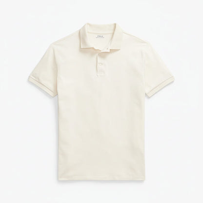 Custom Slim Fit Stretch-Mesh-Polohemd