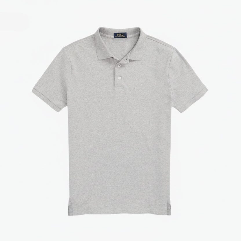 Custom Slim Fit Stretch-Mesh-Polohemd