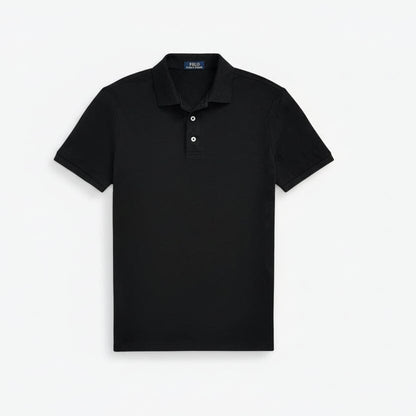 Custom Slim Fit Stretch-Mesh-Polohemd