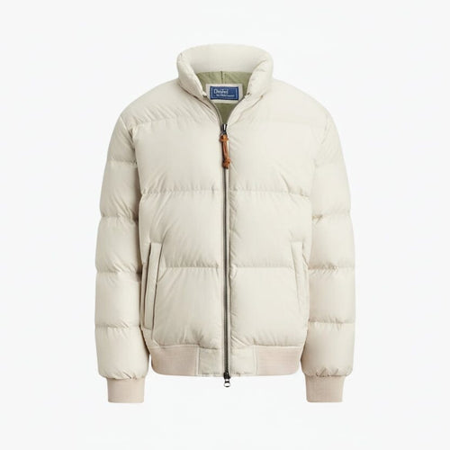 Daunenjacke aus strukturiertem Ripstop-Gewebe