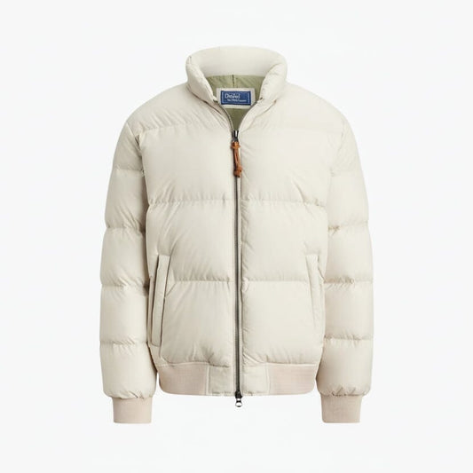 Daunenjacke aus strukturiertem Ripstop-Gewebe