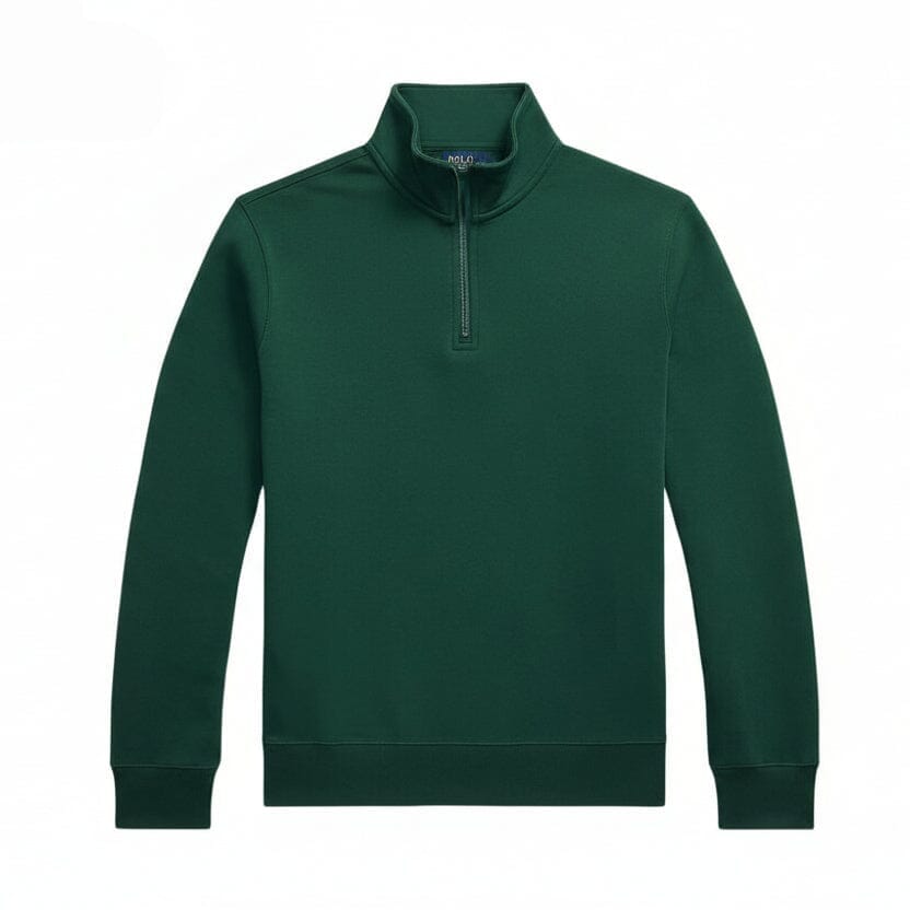 Doppelstrick-Rollkragenpullover