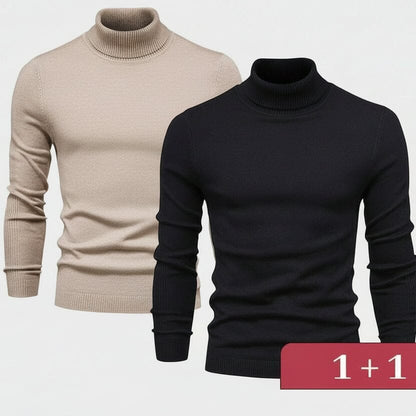 Double Elegance Rollkragenpullover – 1 kaufen, 1 gratis dazu