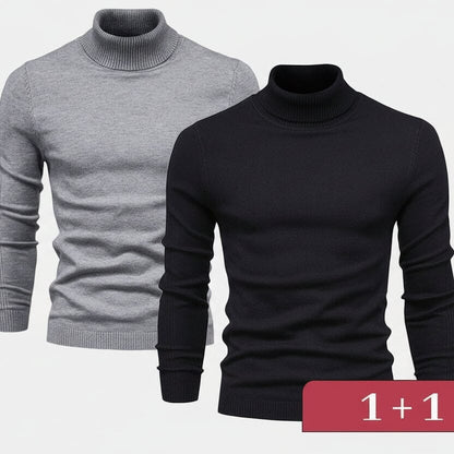 Double Elegance Rollkragenpullover – 1 kaufen, 1 gratis dazu