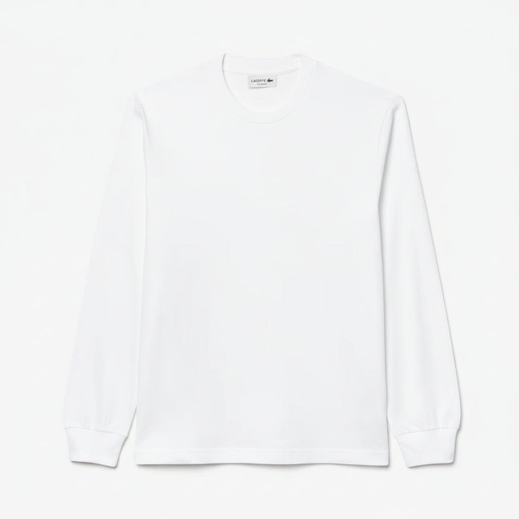 Langarm-Baumwoll-T-Shirt