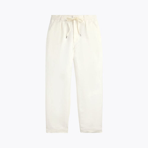 Lateef Leinenhose mit Falten und entspannter Passform