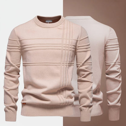 Modern Rundhals-Strick