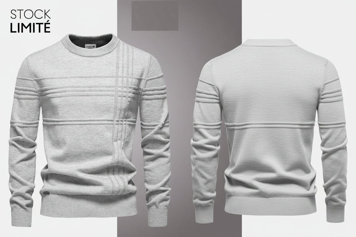 Modern Rundhals-Strick