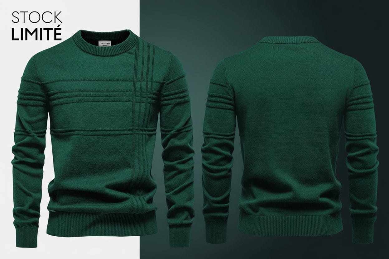 Modern Rundhals-Strick