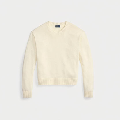 Polo Bear Baumwollpullover mit Rundhalsausschnitt