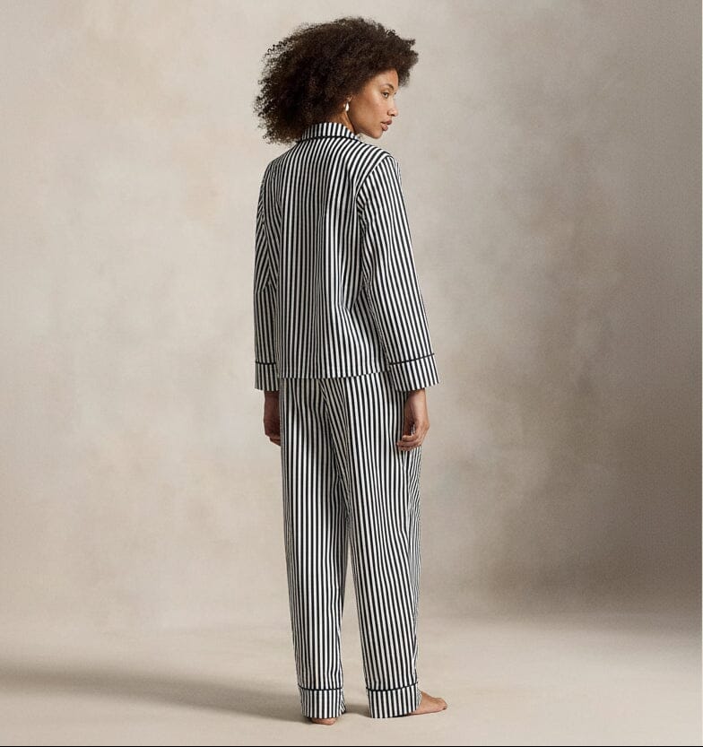 Polo Bear Baumwollsatin-Pyjama-Set