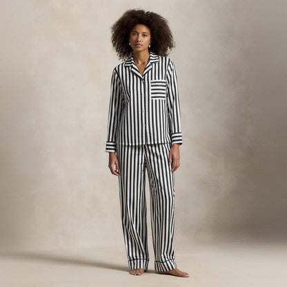 Polo Bear Baumwollsatin-Pyjama-Set