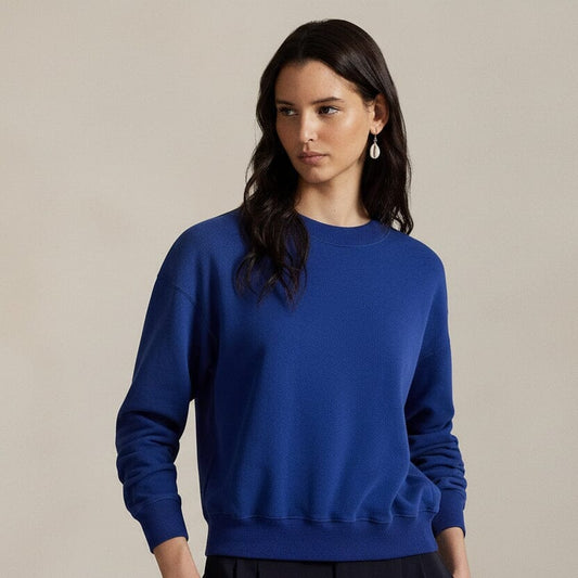 Polo Bear Leichtes Fleece-Shirt mit Rundhalsausschnitt