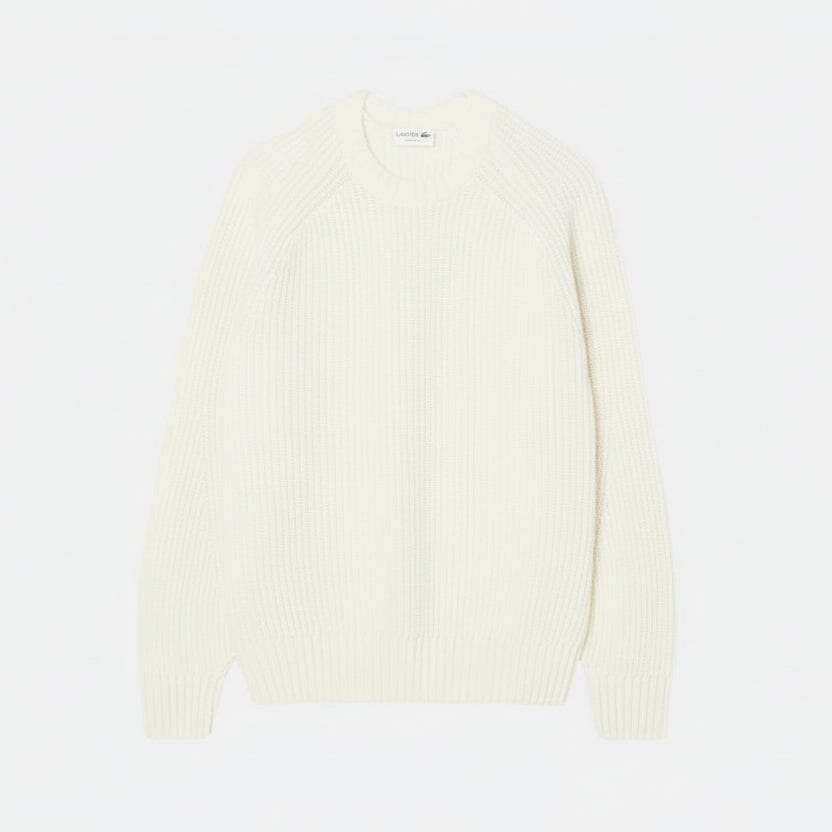 Pullover aus dicker, gekämmter Wolle mit Rundhalsausschnitt