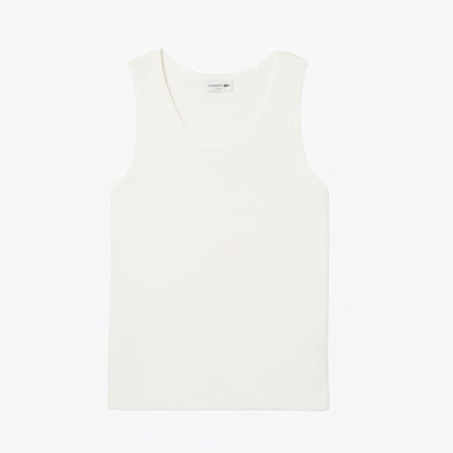 Slim Fit Rippen-Tanktop aus Baumwolle
