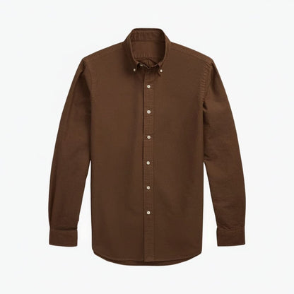 Slim Fit, stückgefärbtes Oxford-Hemd